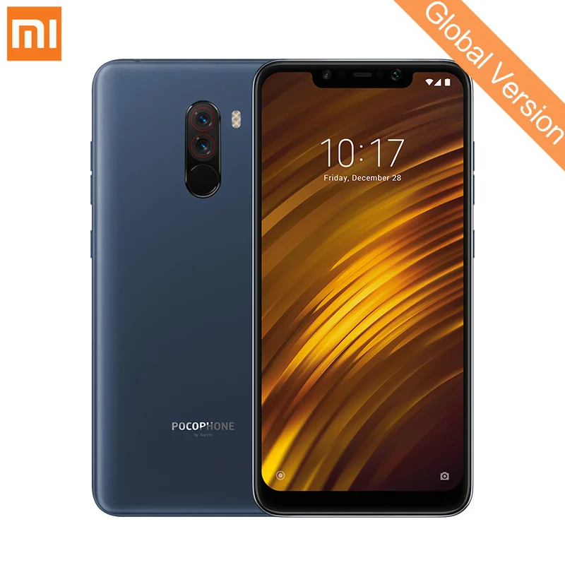 Глобальная версия Xiaomi POCOPHONE F1 6 GB 128 GB мобильный телефон Snapdragon 845 Octa Core 6,18 "2246x1080 FHD AI двойной Камера 4000 mAh