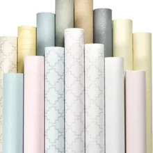 Самоклеящиеся обои для спальни, теплые обои для общежития, однотонный цвет, водостойкие ПВХ наклейки для ремонта мебели