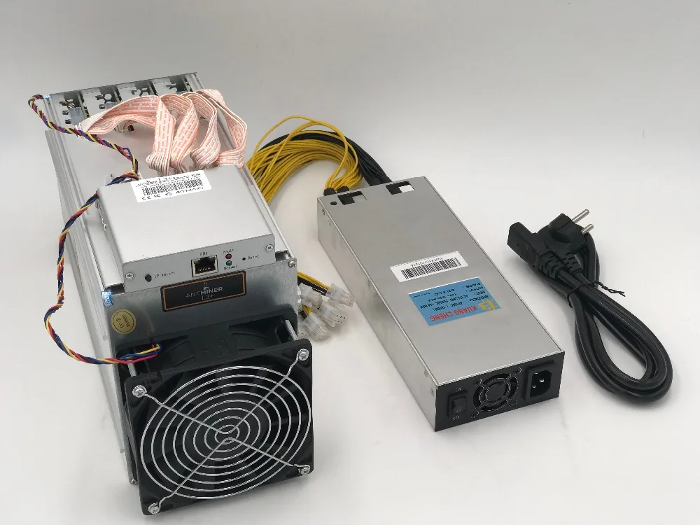 L3 + 504M 100% новый ASIC scrypt miner Dogecoin LTC Майнер машина ANTMINER (с блоком питания) лучше чем s9
