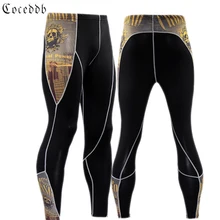 Мужские компрессионные брюки для бодибилдинга jogger Фитнес упражнения обтягивающие леггинсы удобные колготки брюки одежда