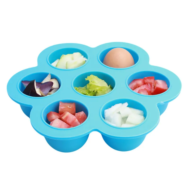 Силиконовый контейнер для еды для младенцев, контейнер для хранения фруктовых чашек, тортов, формочек, Морозилка, лоток, многофункциональная детская коробка для хранения еды