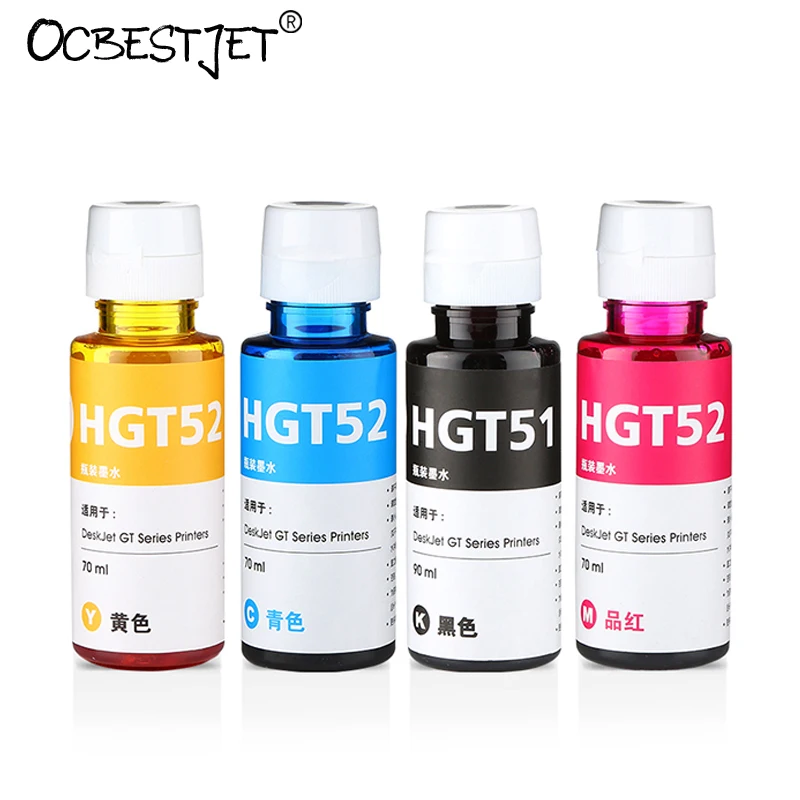 New Improved Universal Dye Ink For HP All Inkjet Printer 4 Colors 100ML Bottle Refill Dye