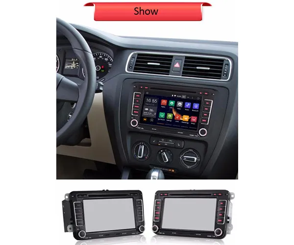 2din RNS 510 Радио android для VW PASSAT B6 Polo Sharan TIGUAN TOURAN CADDY GOLF 5 Mk6 T5 сиденье для Skoda DAB DVD 3g 4G bluetooth