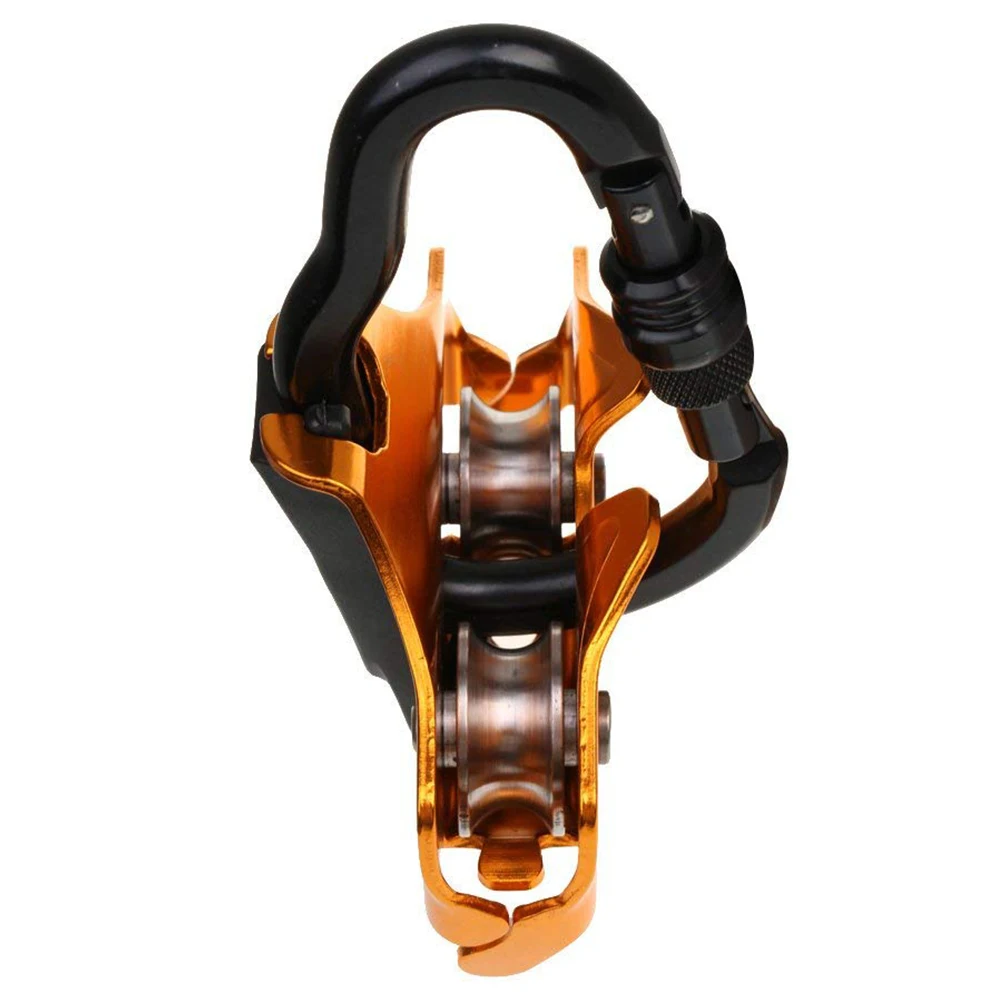 

20 kN Double Rope Pulley Carabiner Transport Climbing Gear