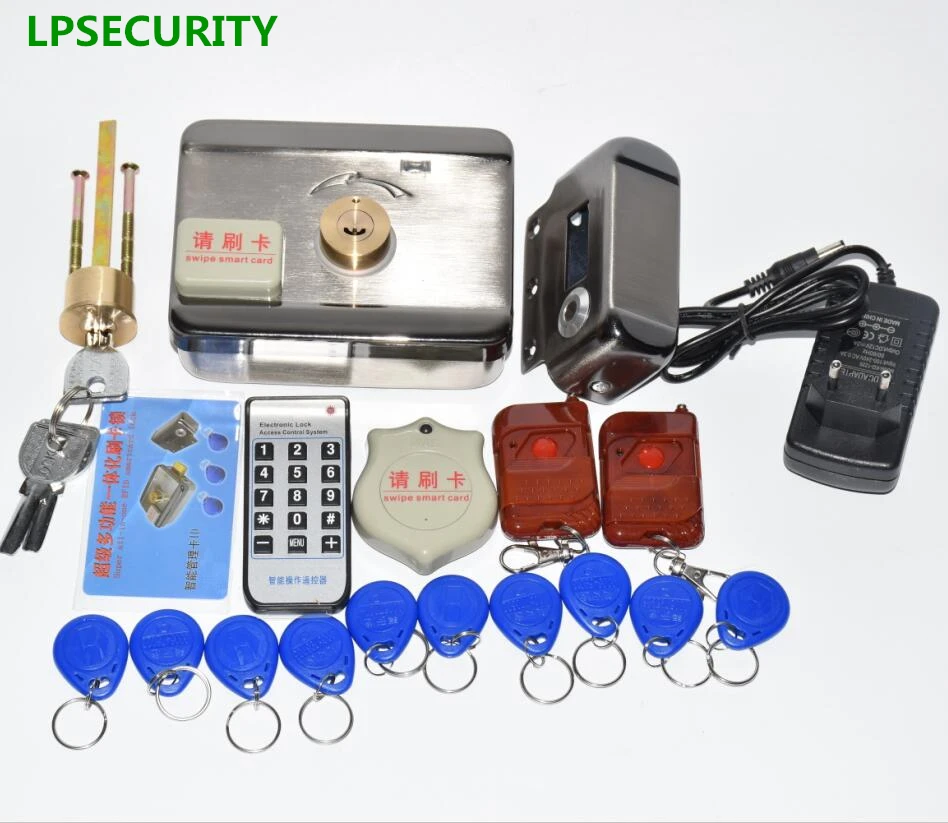 Leepesx WiFi Smart Home Door Lock Kit Telecomando eWelink Accesso senza chiave Serratura elettronica Smart Wireless Antifurto Sistema di controllo accessi con catenaccio per casa Hotel Appartamento Leepesx WiFi Smart Home Door Lock Kit Telecomando eWelink Accesso senza chiave Serratura elettronica Smart Wireless Antifurto Sistema di controllo accessi con catenaccio per casa Hotel Appartamento