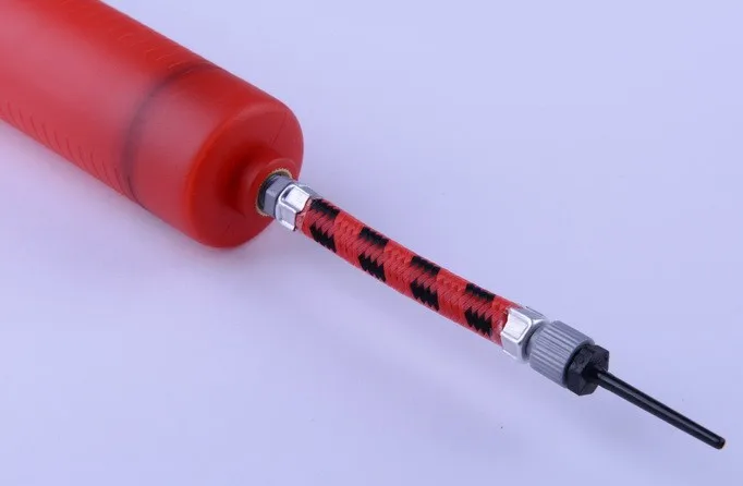  Free shipping Plastic Hand Air Pump  Needle Ball Party Balloon Soccer Inflator (15)