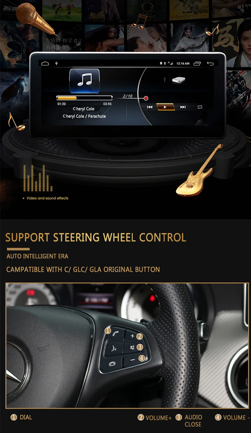 Clearance NVTECH Android Multimedia Navigation GPS BT For Mecerdes Benz CLASS CLS Radio Dashboard DVD Player 9.33" Original style 11