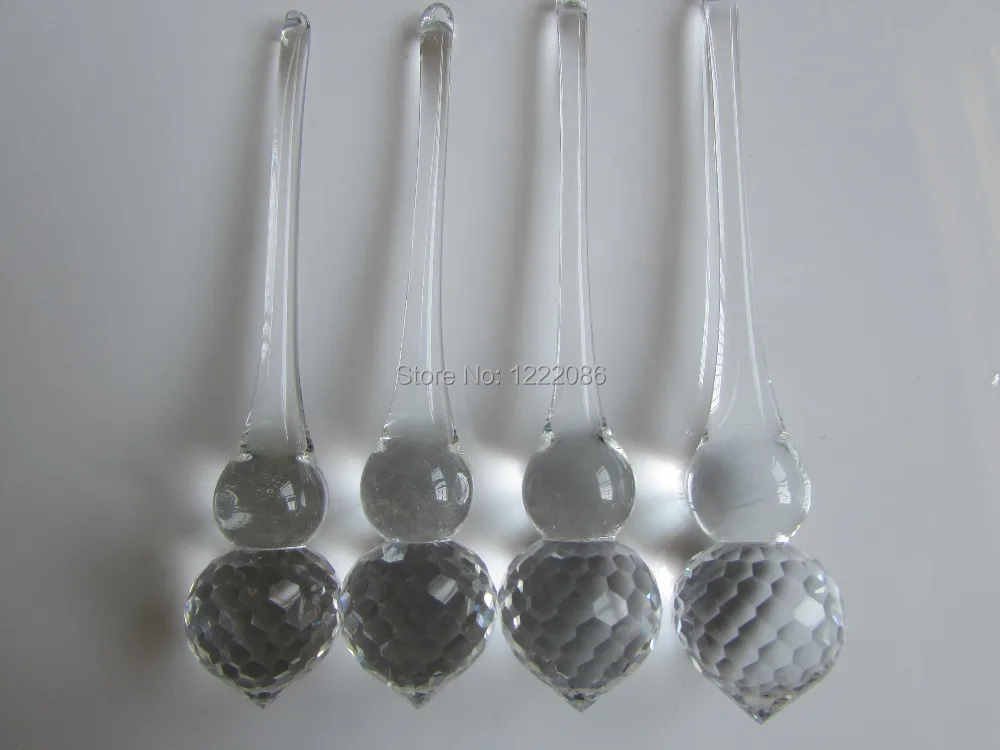 

100pcs 100mm PRISIM Comet Drop SUNCATCHER Crystal Chandelier Parts(hooks are free)