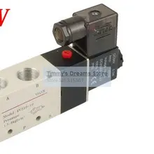 3/8 ''4V310-10 AC 220 V Пневматический соленоидный воздушный клапан внутренний тип направляющей 5 портов 2 позиции