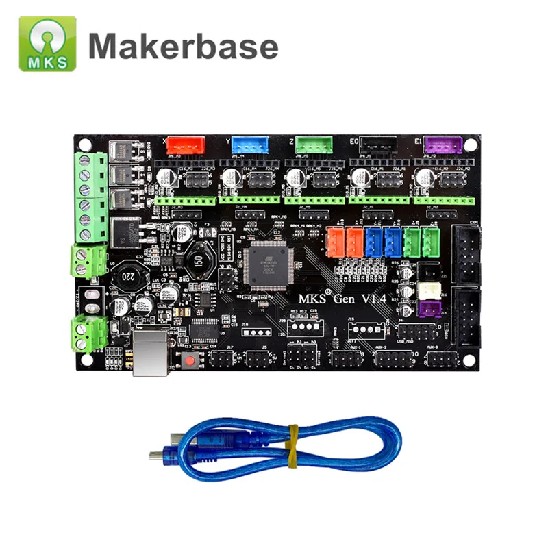 Плата контроллера 3D принтера MKS Gen V1.4 + TFT32 V4.0 совместима с поддержкой Ramps1.4/Mega2560 R3
