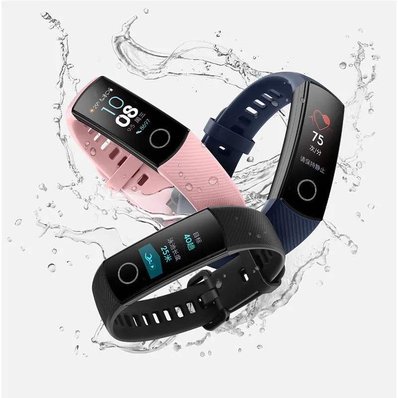 Оригинальный Смарт браслет Honor Band 4 0 95 &quotс сенсорным экраном фитнес трекером