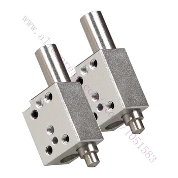 

Newest, 2Sets 3D Printer Integrated Heatbreak &Nozzle with Heating Block for 1.75mm Chimera Heatsink Use