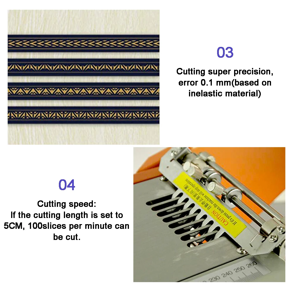  XL-988 Computer Hot and Cold Cloth Belt Tape Cutting Machine Auto Magic Adhesive Tape Zipper Webbin