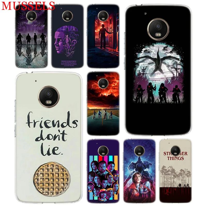 

Stranger Things Poster TPU Phone Case For Motorola Moto G7 G6 G5S G5 E4 Plus G4 E5 Gift Pattern Customized Coque Cover Shell