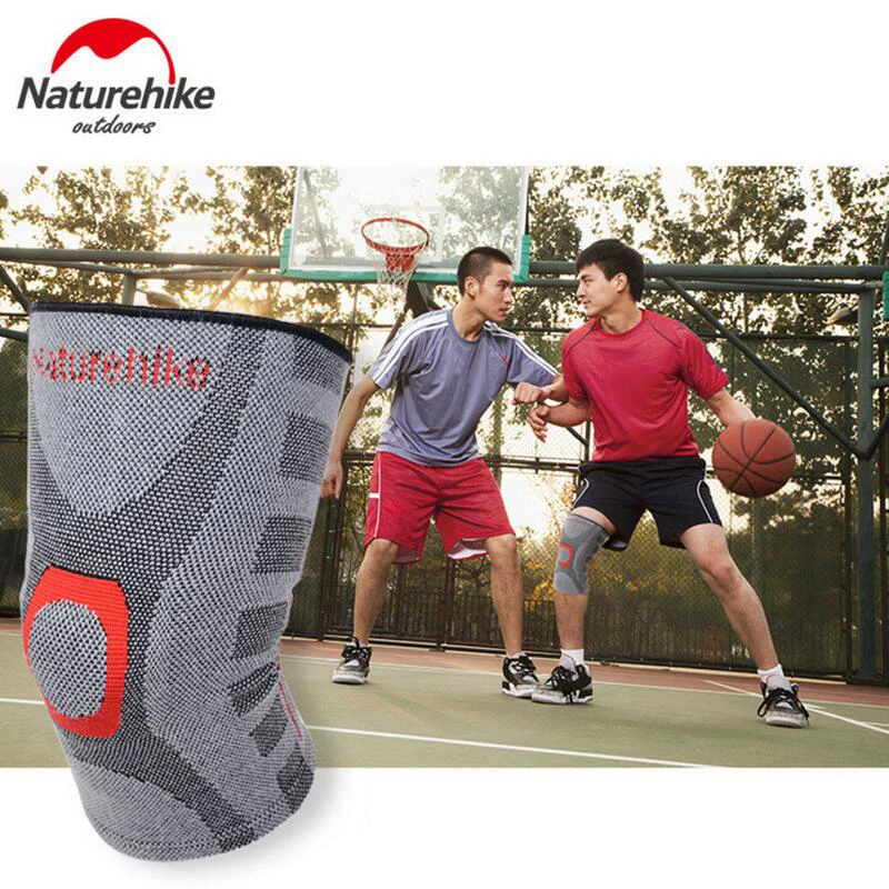 Naturehike في 1 قطعة في الهواء الطلق كرة السلة منصات الركبة حامي الرجال والنساء تشغيل الريشة الطائرة كرة القدم الرياضية دعامة الركبة