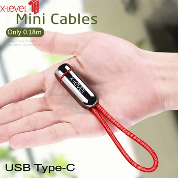 

X-Level USB Type C Cable Fast Charging Data Type-C Cable For Xiaomi mi 9 Huawei P30 USB-C Cable For Samsung S10 Plus Note 10