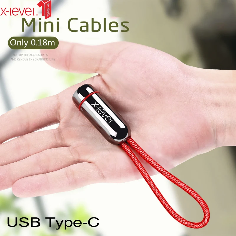 X-USB tipo C Cable de datos de carga rápida tipo-C Cable para Xiaomi mi 8 Huawei P20 Lite USB-C Cable para Samsung S9 Plus Nota 9