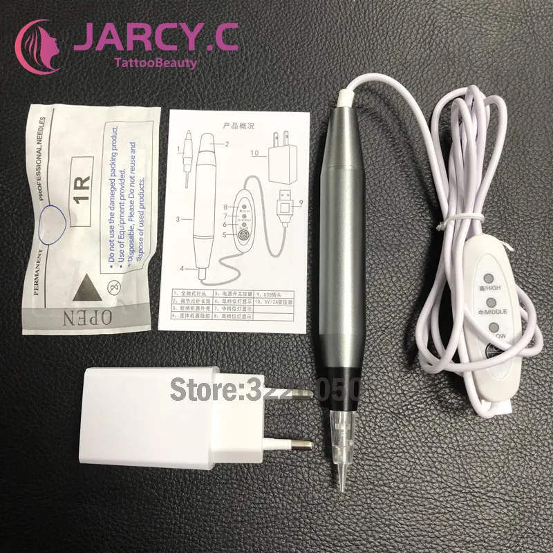 

Multifunctional Electric Permanent Makeup Tattoo Pen Machine for Eyebrow Eyeliner Electric Tattoo Pen Body Makeup Tool