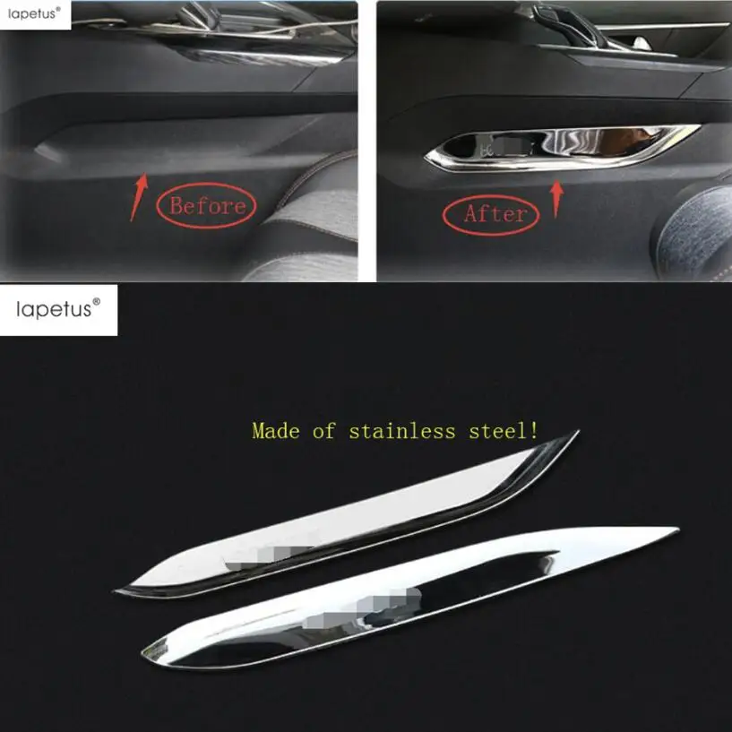 Lapetus InSide Transmission Stalls Gear Shift font b Box b font Sequins Molding Cover Kit Trim