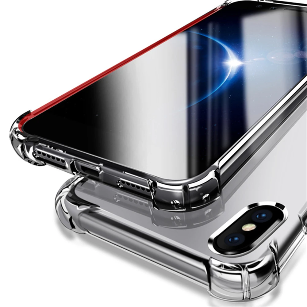 6 5 дюймовый чехол для телефона iPhone XS Max противоударный прозрачный силиконовый