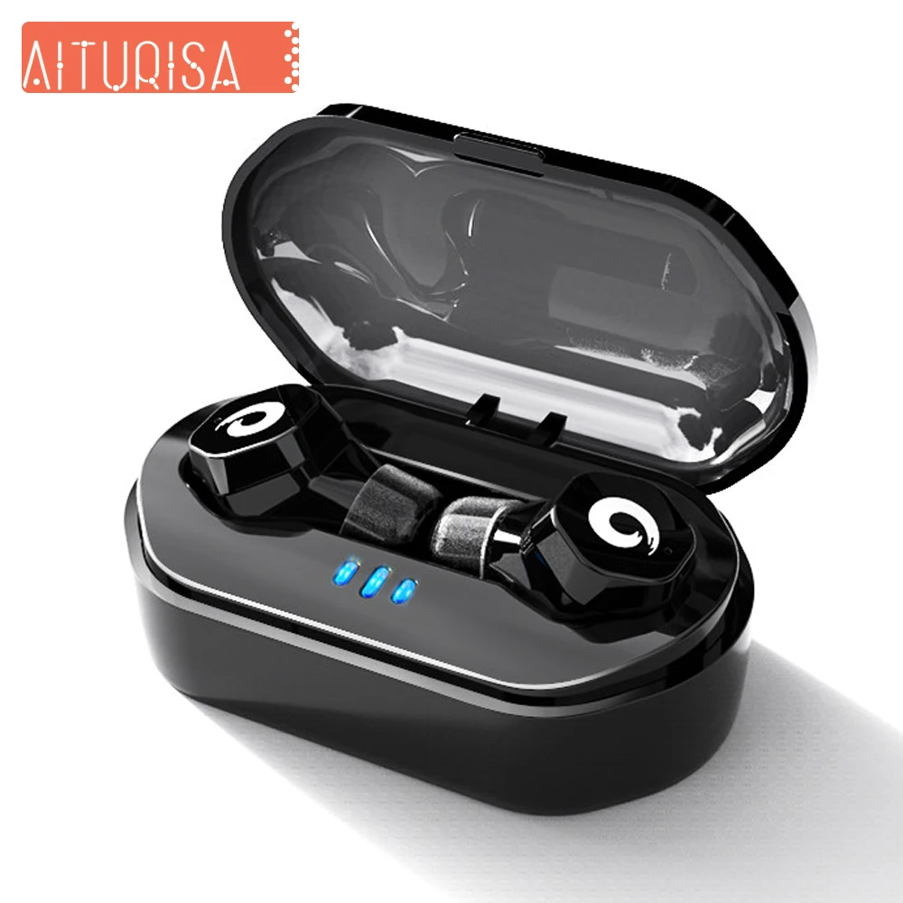 

New Bluetooth 5.0 Earphones F8 Touch Control Waterproof Wireless Headphones in-ear Earbuds Build-in Mic Call For All Smartphones