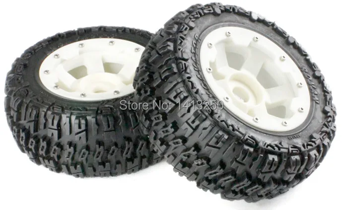 

5T Front knobby wheel set with nylon super star wheel for baja parts,free shipping
