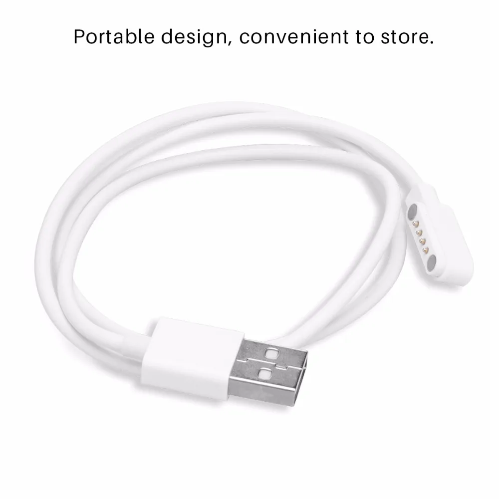 FORNORM USB 2,0 Мужской до 4 Pin Pogo Кабель зарядного устройства Магнитный Кабель зарядного устройства Шнур для умных часов GT88 GT68 KW08 KW18 KW99