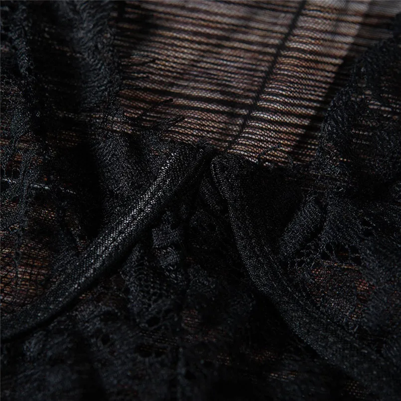 New Fashion Women Summer One-piece Sexy Teddy Baby-doll Lace Lingerie Nightwear Bodysuit Jumpsuit Boho Lace Lady Bodysuits #4R08 (8)