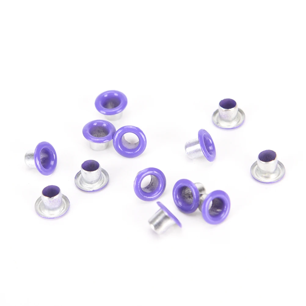 3mm Scrapbook Eyelet Random Mixed Color Metal eyelets For DIY clothes
