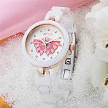 2016 Kezzi New Fashion Ceramics Watches Women Dress Watch stylish women casual watch Quartz Wrist Watches clock female k1233