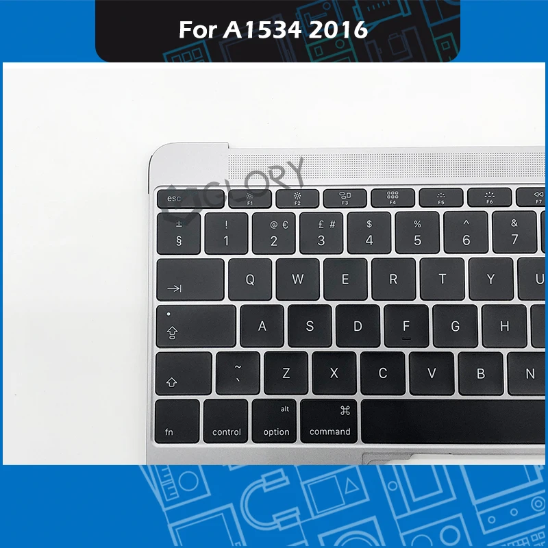 Space Grey 613 02547 A для Macbook Retina 12 дюймов A1534 верхний корпус с английской клавиатурой +
