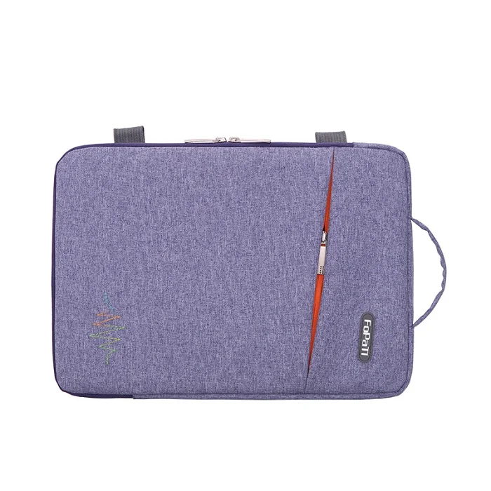 Рукав для ноутбука 14 дюймов для Macbook Air 13, сумка для ноутбука 13,3 дюймов, водонепроницаемая женская сумка для ноутбука 14 дюймов для Macbook Pro 15 - Цвет: Синий