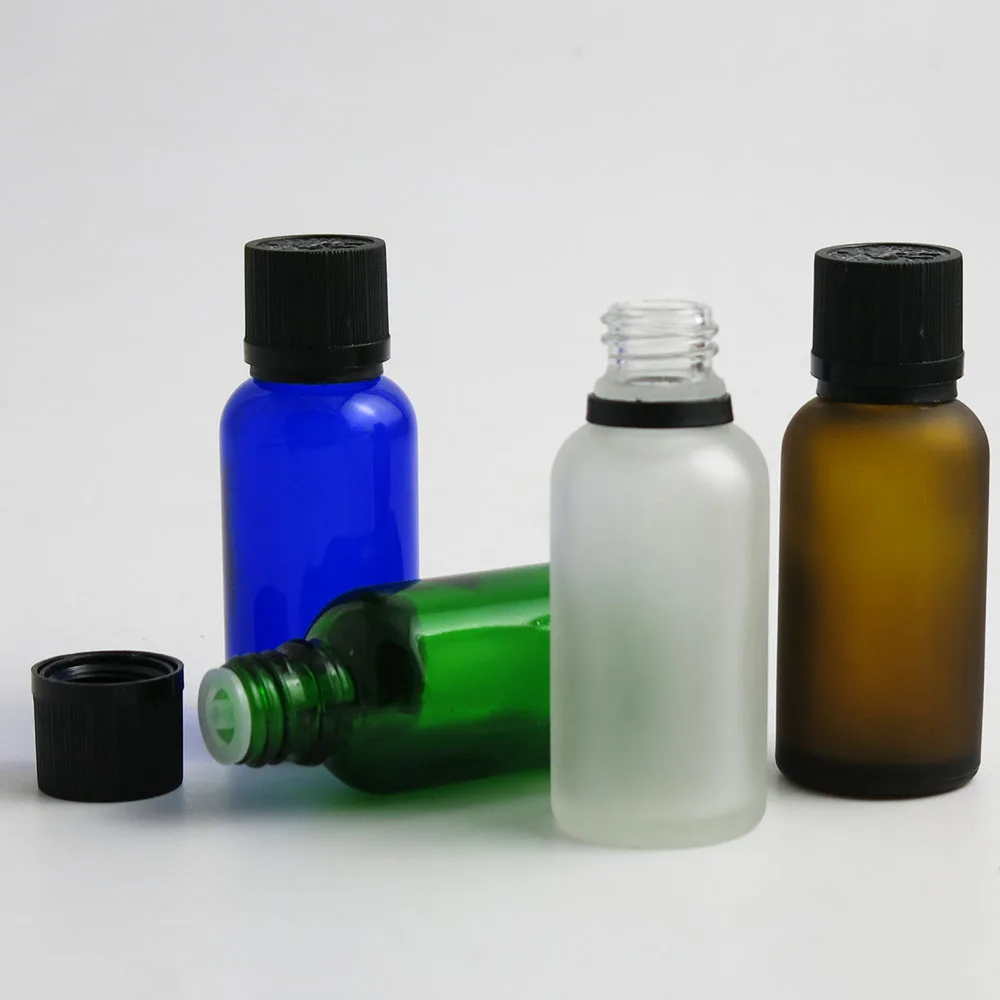 360x30 мл эфирное масло Портативный зеленый прозрачный коричневый бутылка синее стекло Пластик Кепки для жидкий реагент бутылочка с пипеткой
