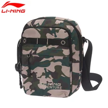 Li-Ning, унисекс, для активного отдыха, тренировочные сумки через плечо, полиэстер, камуфляжная подкладка, спортивные сумки ABDM008 BBF220