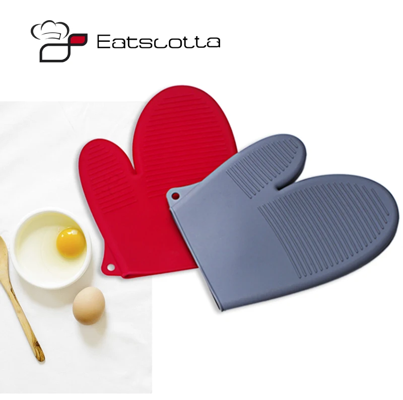 

1pc new Heat Resistant Silicone Glove Cooking Baking BBQ Oven Pot Holder Mitt Kitchen tool