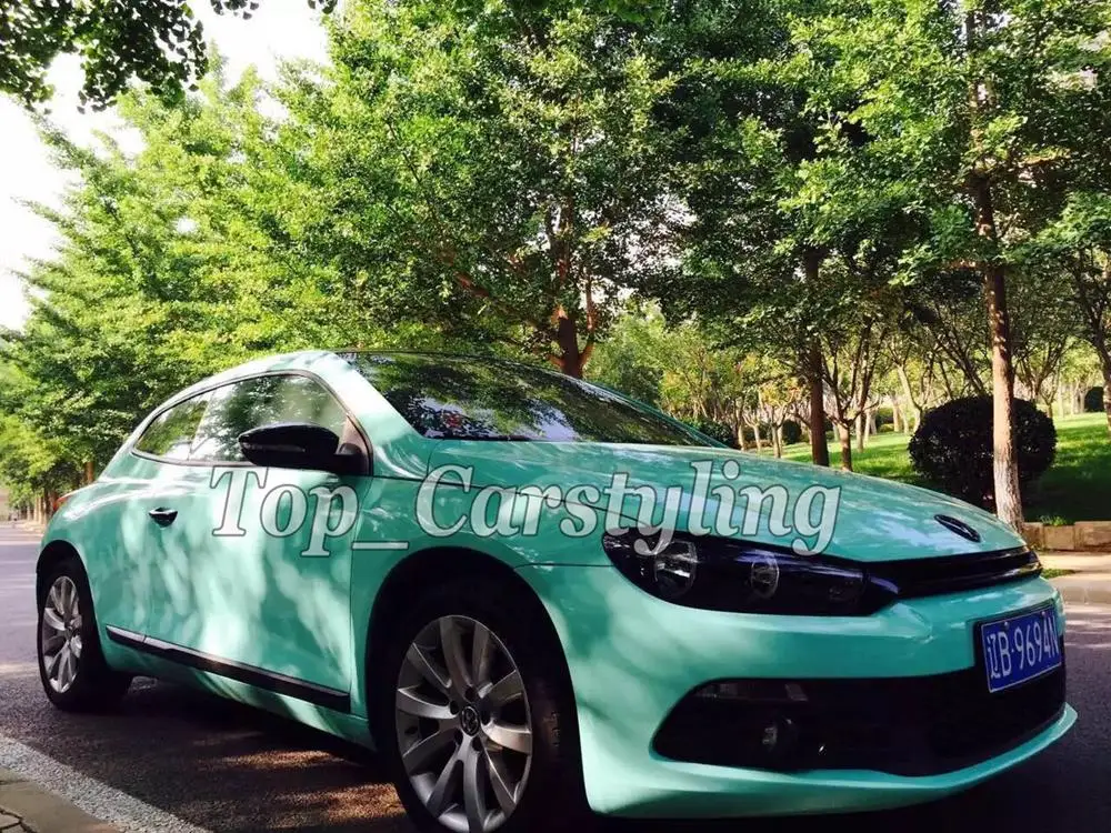 high gloss tiffany blue matt gloss vinyl wrap (3)