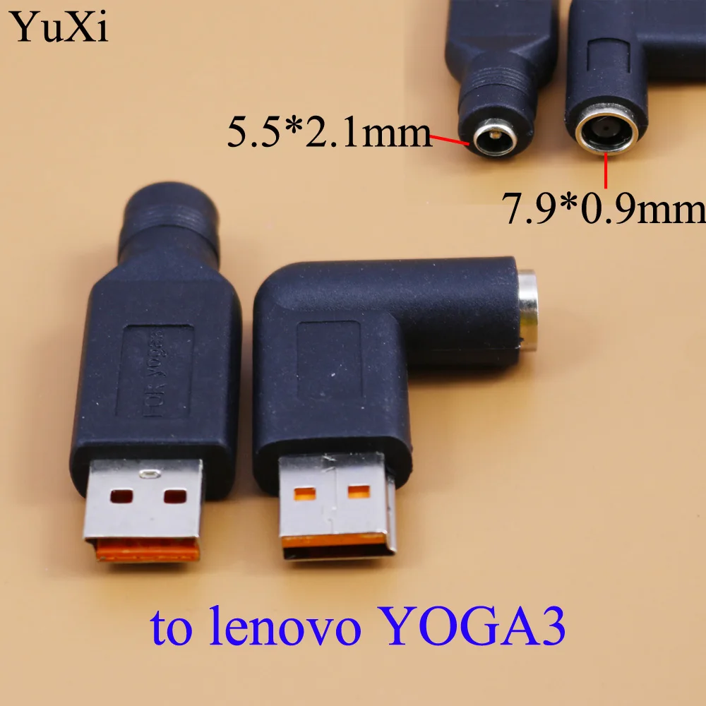 YuXi DC Power 5 5x2 1 мм 7 9*0 9 адаптер-Переходник штекер Female to USB мужской разъем для Lenovo Yoga3 PRO