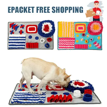 

Dog Snuffle Mat Slow Feeding Dog Cat Food Mats Nosework Pet Activity Training Blanket Warm Mat Pet Toy 2018 HOT Pet Products