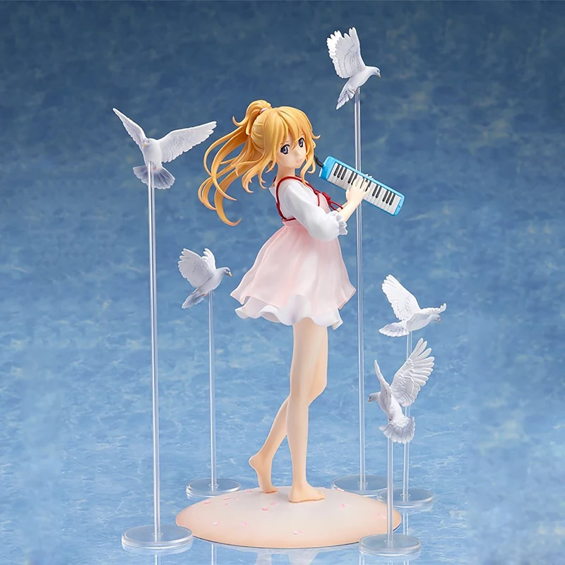 

April Your Lie Kaori Miyazono 20cm Action Figure Anime Doll PVC Toys Brinquedos Children's Collection Model