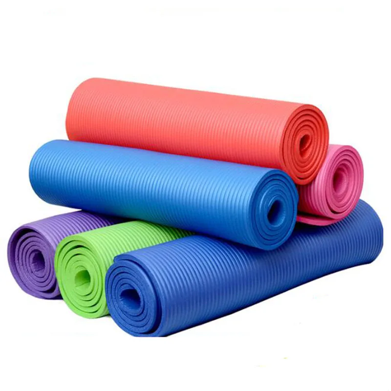 Non-slip Yoga Mat 10mm Multifunctional Sports Yoga Mat For Fitness Gym Colchonete Mat 183*60*10mm For Beginner 