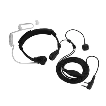 

New Throat Microphone Throat Vibration Headset Headphone For BaoFeng UV-5R UV-B5 UV-B6 BF-888S Walkie Talkie earphone Headset