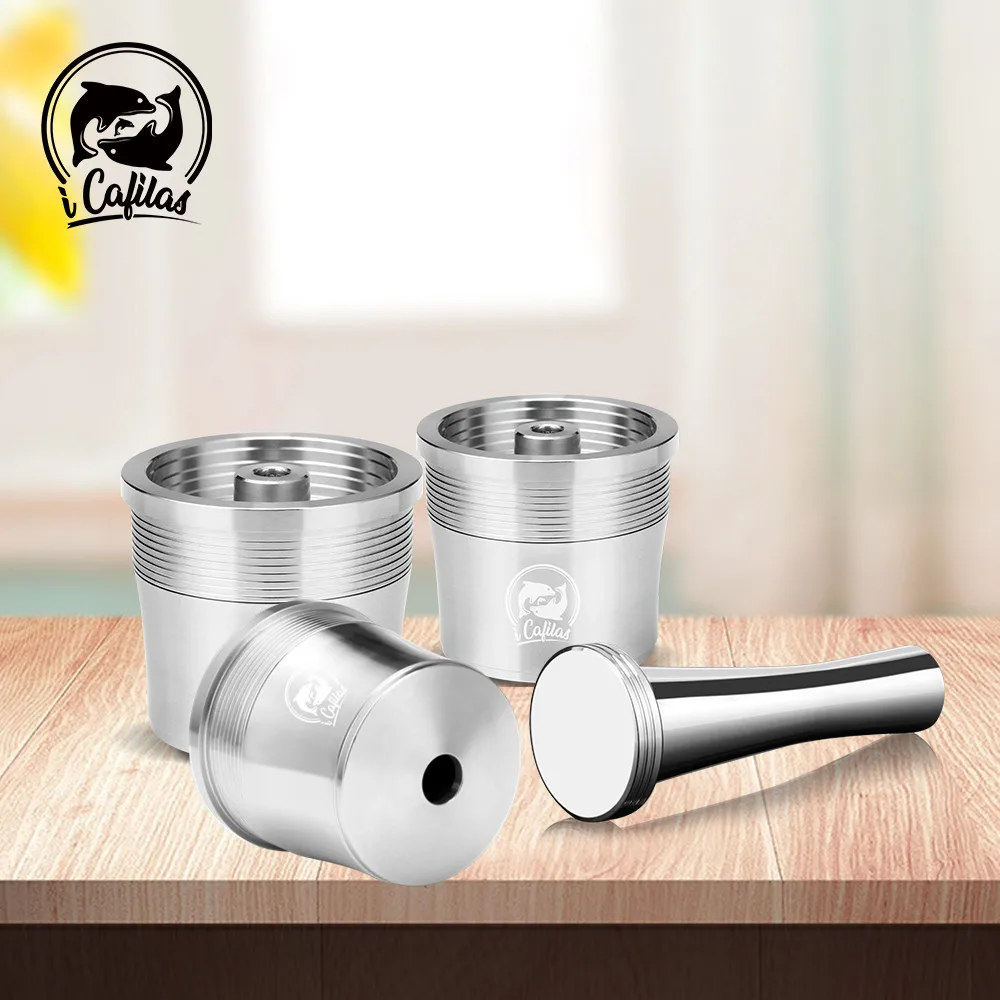 

Upgrade Version Coffee Filters For illy X7.1 X8 X9 Y5 Y3 Y1.1 Crema Capsule Dripper Stainless Steel Reusable Coffee Tamper Tool