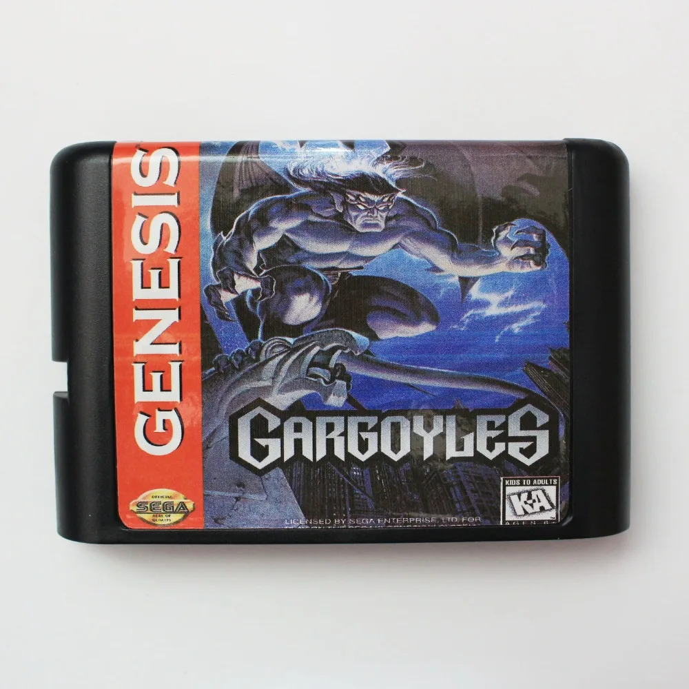 Горгулий 16 бит SEGA MD карточная игра для Sega игры Mega Drive Genesis | Электроника