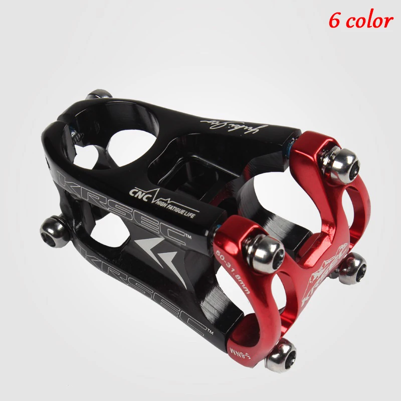 MTB Road Bicycle 31.8mm Aluminum Alloy Bicycle Stem Downhill CNC Milled