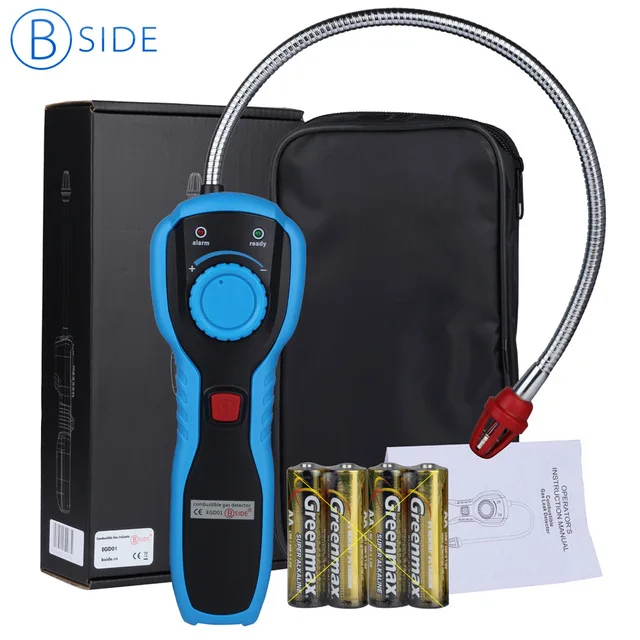 

BSIDE EGD01 Handheld Gas Leak Detector Analyzer Combustible for Natural Gas alcohol methane sulfide naphtha paint thinner smoke