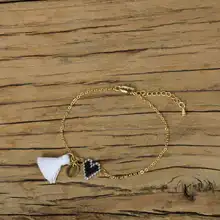 Shinus MIYUKI Boho Chic Bracelet Heart Bracelets For Women Pulseira Mujer Mode 2019 Handmade Summer Jewelry Gold Chain Girl Gift chic heart geometric bracelet for women