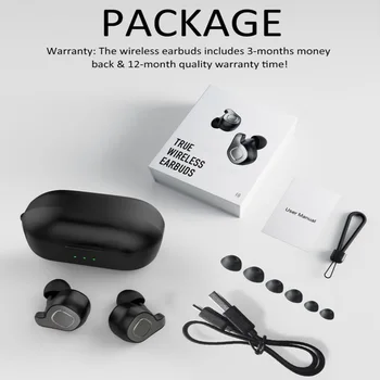 

Yulubu New F8 Wireless Bluetooth Earphone Touch Control Wireless Headphones Waterproof Earbuds auriculares Bluetooth Inalambrico