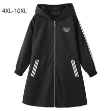 Российские размеры 66 64 62 60 58 56 54 женщин Куртка Весна одежда с длинным рукавом пальто капюшоном Женский Тонкий повседневное длинный Тренч