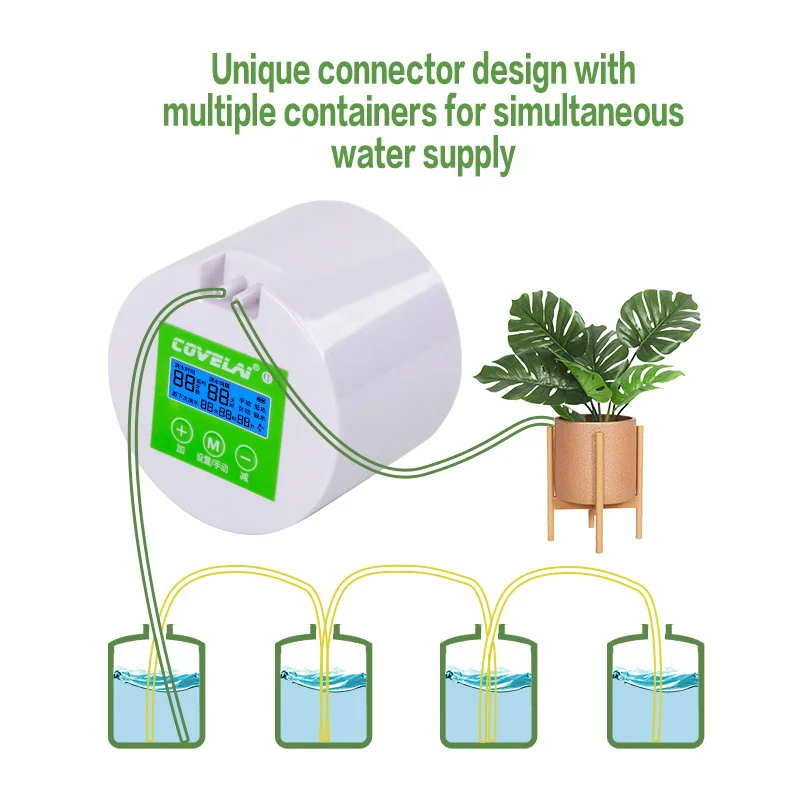 Солнечное зарядное автоматическое устройство орошения дома умный инструмент для орошения времени водяной насос просачивания капельного ленивого полива цветов