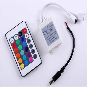 

LED controller for RGB strip light ,12V input ,6max IR controller with remoter